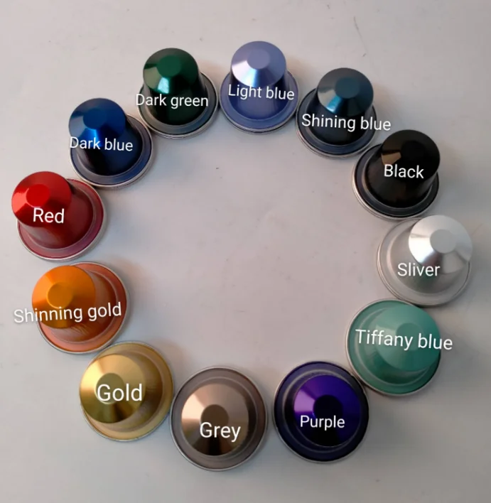 Aluminum Foil Coffee Capsule Filling Machine Compatible Pod Empty Capsule