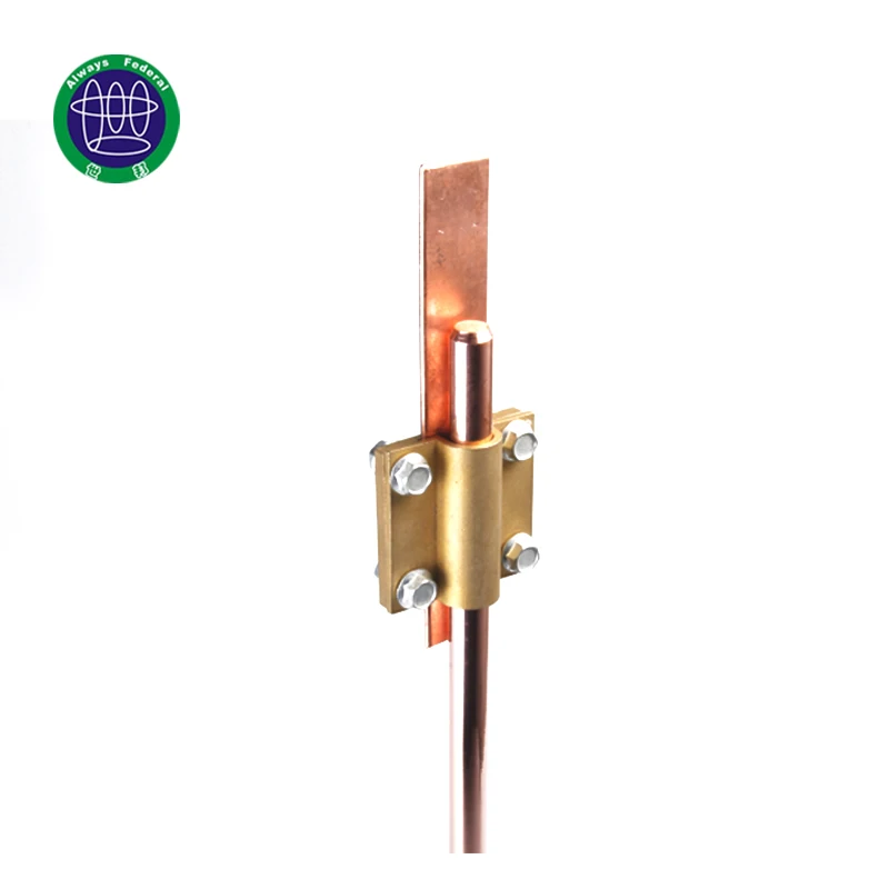 Wholesale/Custom High-performance Copper Flat Bar And Bar Connecting Clamp For Grounding Lightning Protection