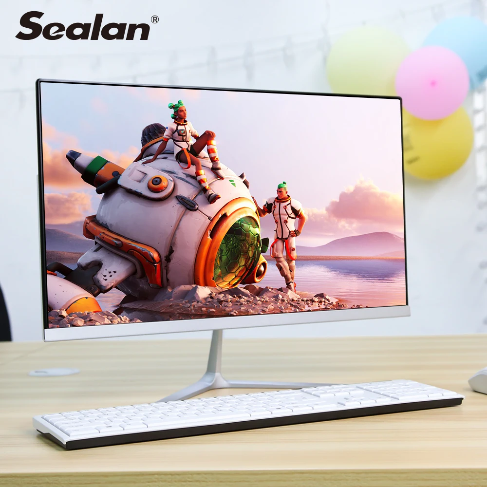 
SEALAN 19.1inch-27inch i3 i5 i7 120GB/240GB/480GB SSD CCC CE FCC 4G-16G RAM 1TB/2TB HDD computer monoblock curved all in one pc 