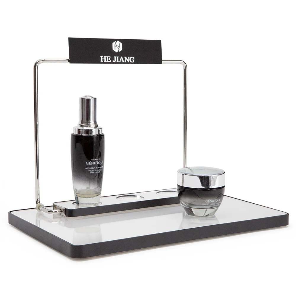 2024, новый дизайн, металлическая косметическая стойка для показа, светодиодная акриловая подставка для дисплея, деревянные стойки для макияжа