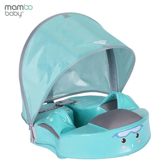 2021 детский Плавающий поплавок Mambobaby без воздуха для детей плавательный бассейн твердый с Фламинго навесом плавания на открытом воздухе