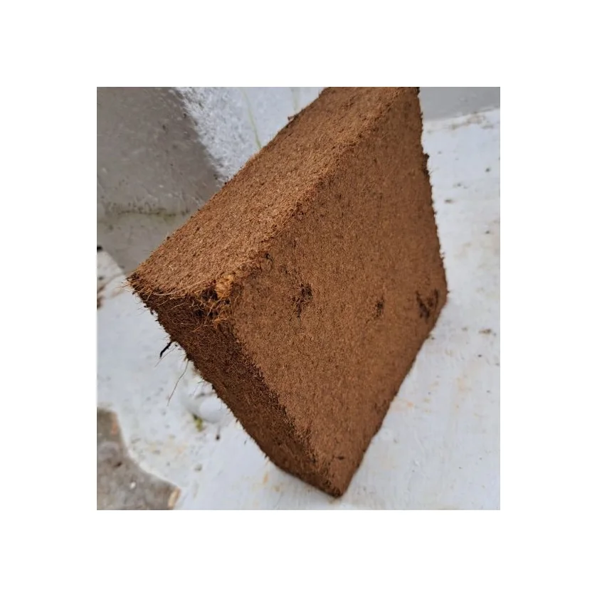 Direct Factory Block Coconut Coir Peat Cocopeat from Coconut Husk Best Soil Moisturizer Coco Peat from India