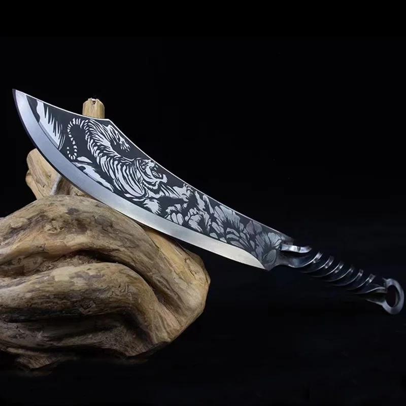 Customized Kitchen Bone and Meat Cutting Knife in Chinese Factories Personalized Design Integrated Forged Chef Knife