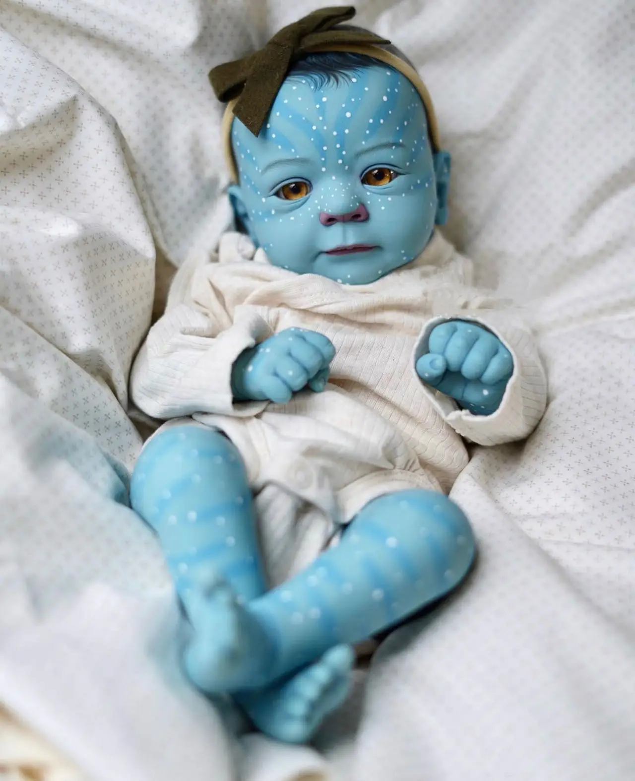 Кокела сверкающая новая кукла Reborn Baby Doll 19 дюймов/48 см реалистичный Возрожденный Фэнтезийный ночник для малышей Детская Аватар