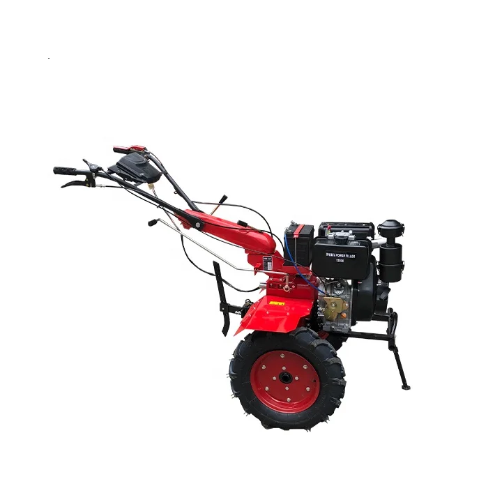 Walking Tractor 9HP Diesel Tractor Power Tiller Two Wheel Tractor Model KAMA 186F