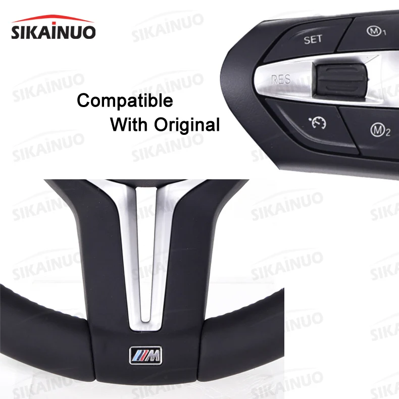 LED Smart Alcantara Steering Wheel Popular Design fit for E90 E91 E92 E93 E70 E71 E72 E89 E84 ( 3 Series X1 X5 X6 Z4 )