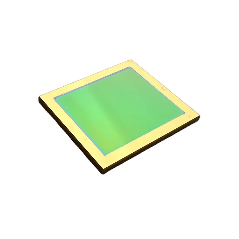 Customize Germanium Plate Infrared Transmission Windows Customize Optical AR Coated Golden edge for Detector window