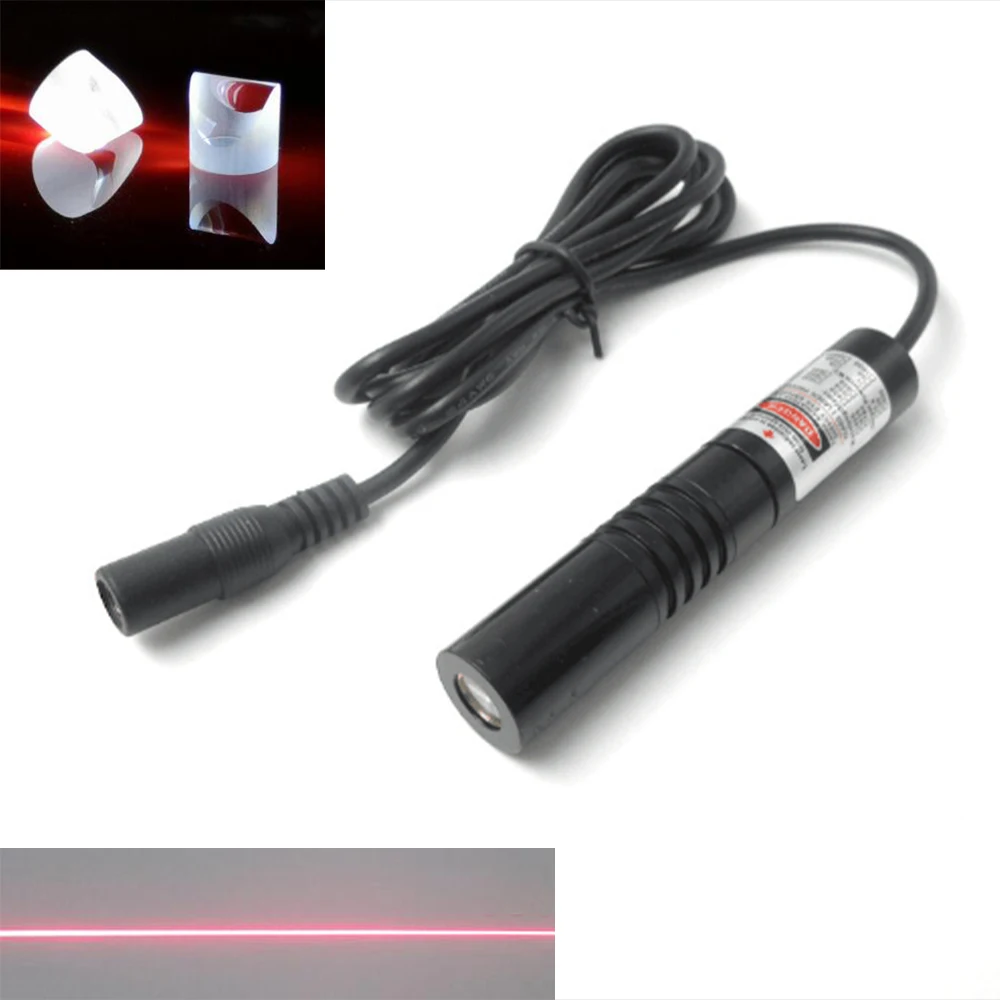 new design diameter12MM Laser module 650nm100mw Powell laser red line module 3D laser scanning locator   line generator  DC12V d