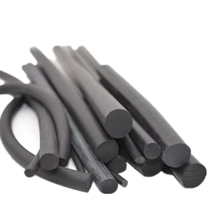 EPDM rubber rods, round rubber rods, rubber rods in various sizes can be customized