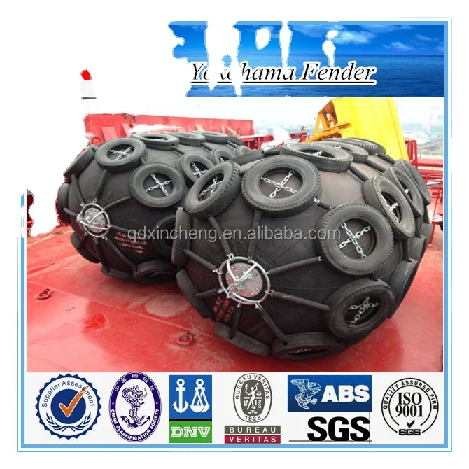 50Kpa BV certificate 1500x3000mm rubber pneumatic marine fender for boat