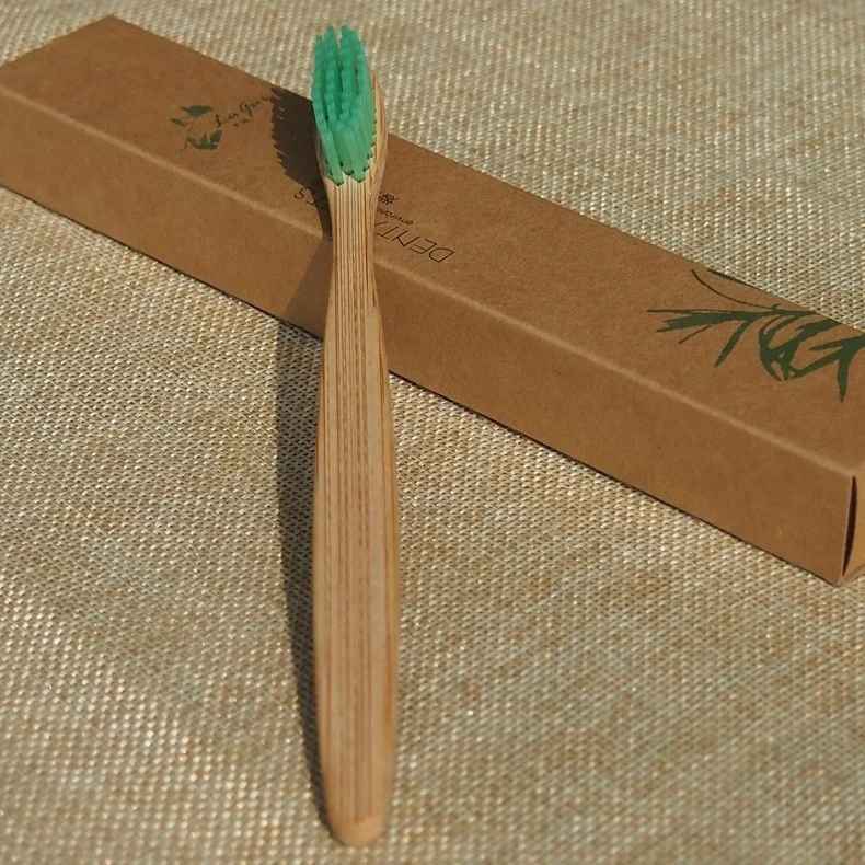 Biodegradable Hotel Disposable Wholesale  Bamboo Toothbrush for Adult Oral Care