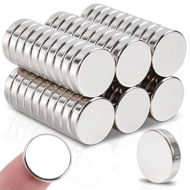 Wholesale Coin Round Magnets Strong Magnetic Force Round Disc N55 N52 N35 10mm Cylinder Magnet