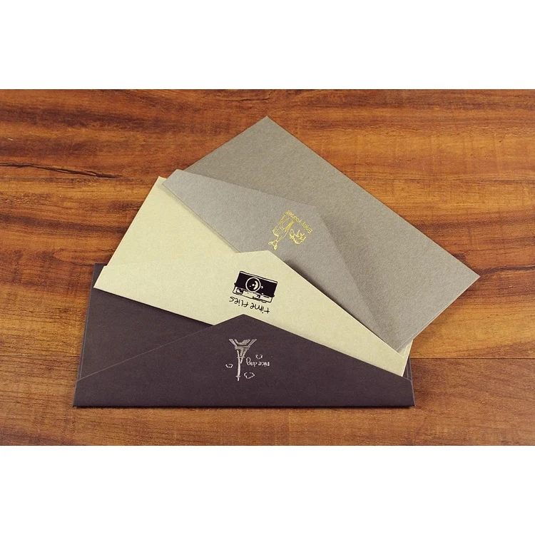 Customizable promotional greeting card packaging recycled wedding card packing envelopes