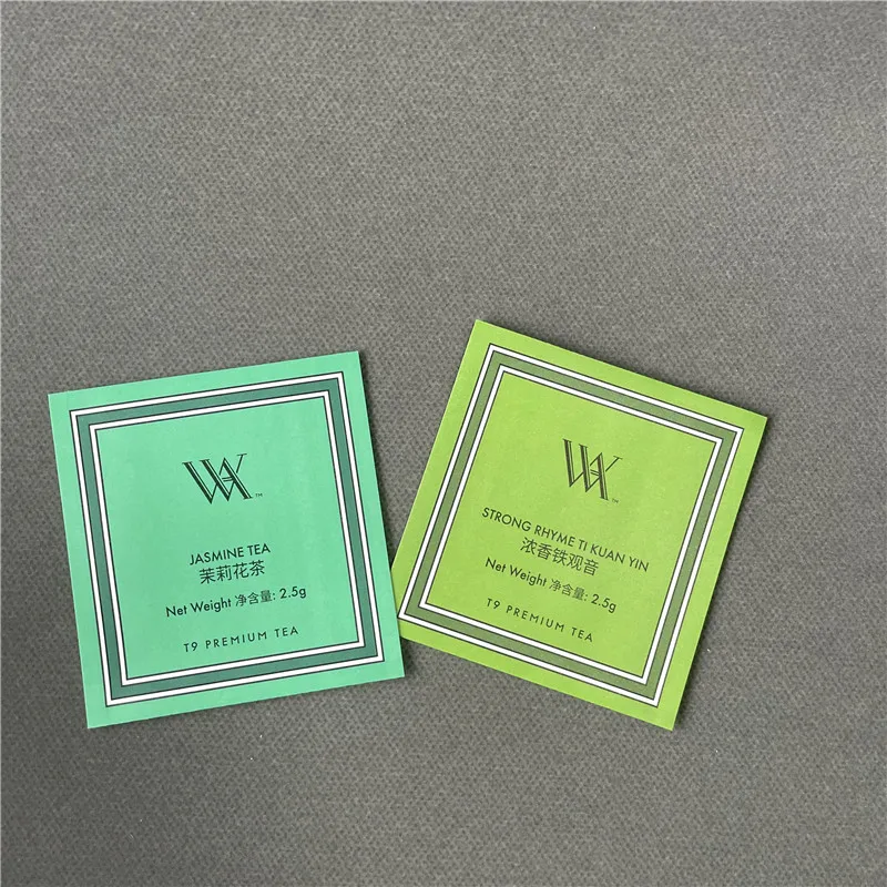 Small Batch Custom Heat-sealed Triangle Flower Tea Bag Outer Bag Biodegradable Corn Fiber Custom Empty Tea Bag