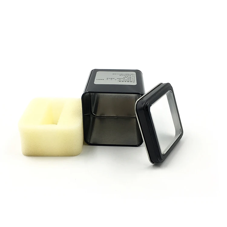 USB Disk Bangle Bracelet Wrist Headset Metal Packaging Box High Quality Watch Tin Box With PVC Window