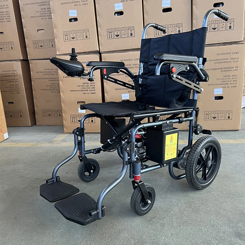 2024 Hot Sale Foldable Portable  Wheel Chair Cheap Price  Intelligent Electric Wheelchair For Adults