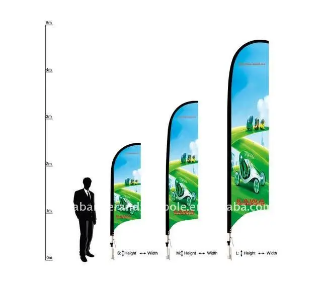 Kawa fiberglass telescopic pole for advertising flag, swooper flag pole and outdoor banner stand for display trade show