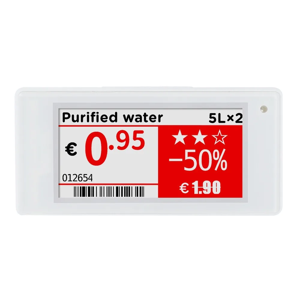 Best Quality E Ink Screen Labeller Digital Price Tag Eink Display Electronic Shelf Label Esl 24Ghz Wireless For Supermarket