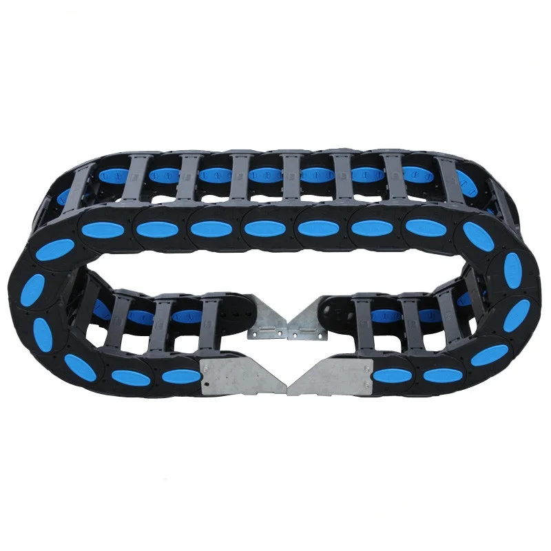 Weight bearing plastic nylon cable tray  flexible drag chain cable carrier for CNC machine