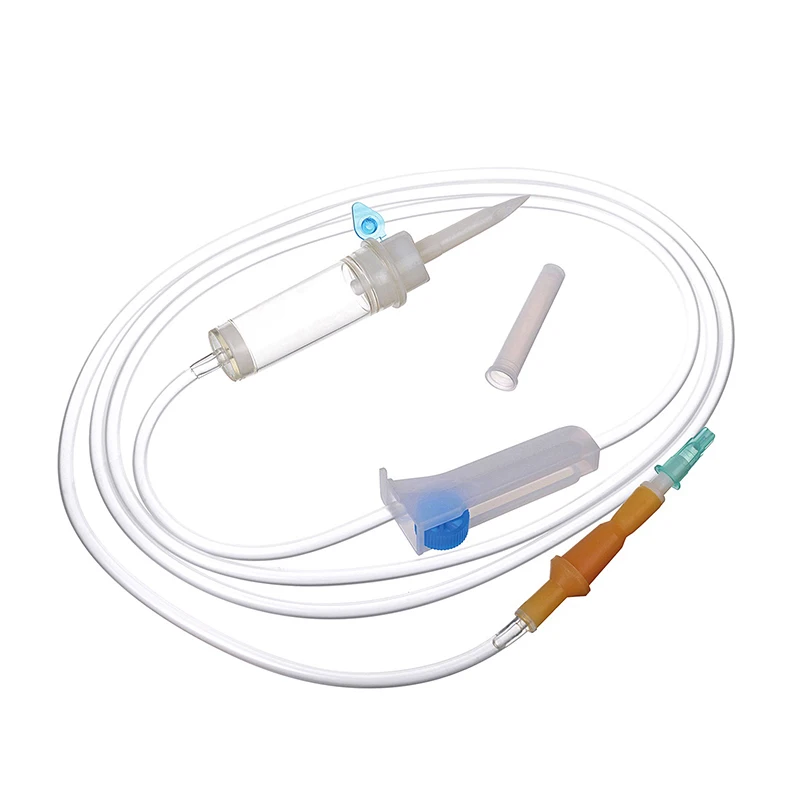Disposable Connecting Tube Vein Scalp Device Iv Giving Set Iv Infusion Set