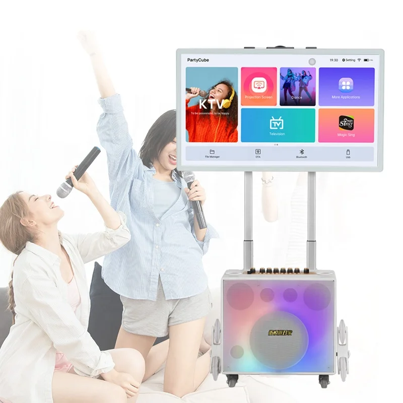 Mini KTV Machine Soundproof Karaoke Booth New Style at Arcade Mall Street Metal OEM WIFI Glass Power Room Tempered Touch Player
