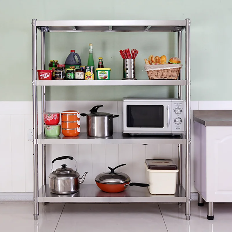 High Quality Industrial Stainless Steel Storage Shelves Rack Kitchen Heavy Duty Rack Stacking Racks Shelves For Restaurant
