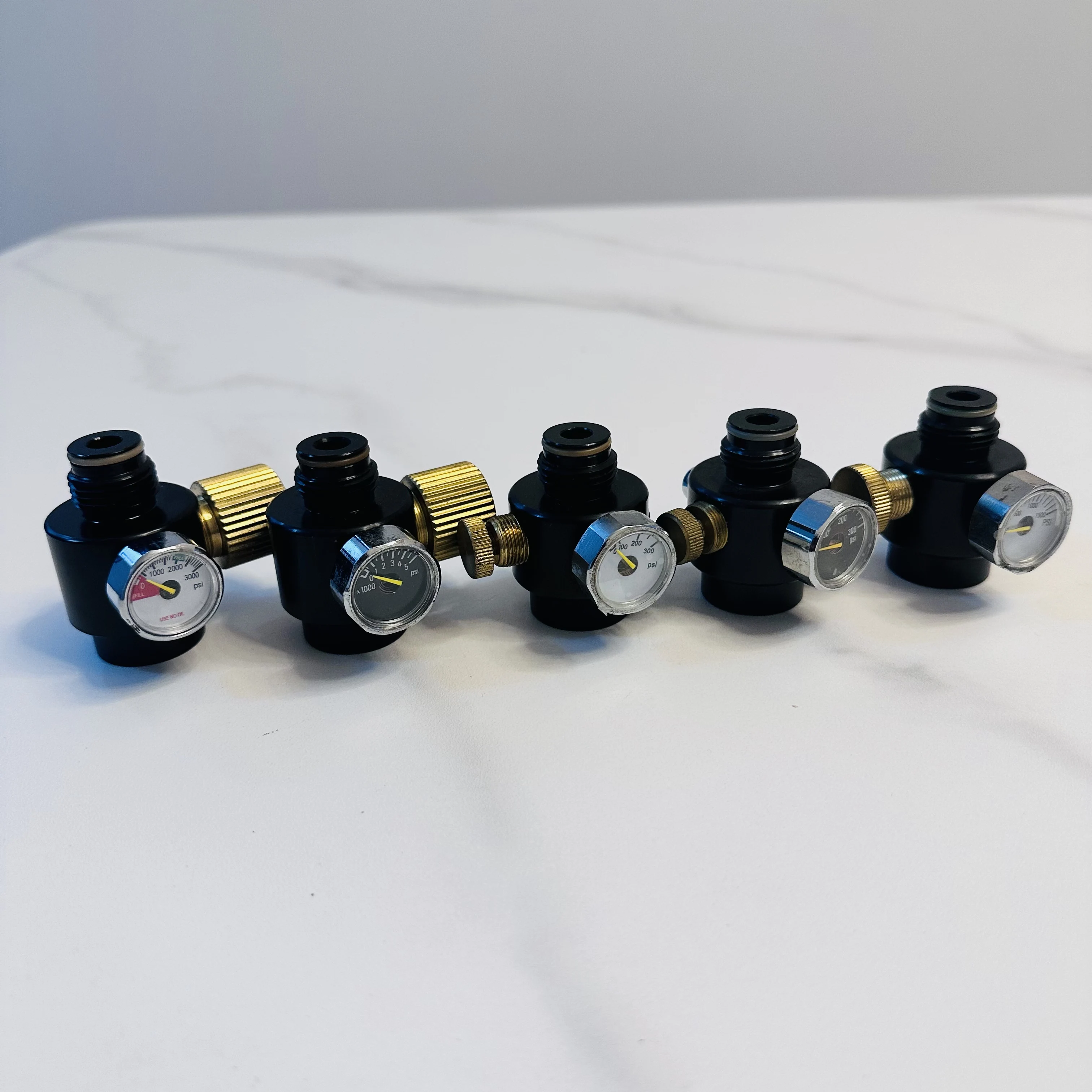 Paintball Accessories Customized 25mm 22mm 19mm Mini Pressure Gauge For Air Tank Or Regulator