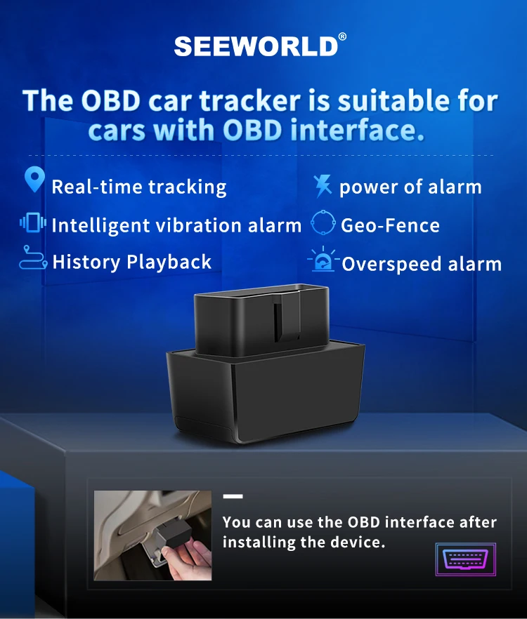 Китай лидер продаж водонепроницаемый автомобильный GPS-локатор OBD2 с онлайн-системой