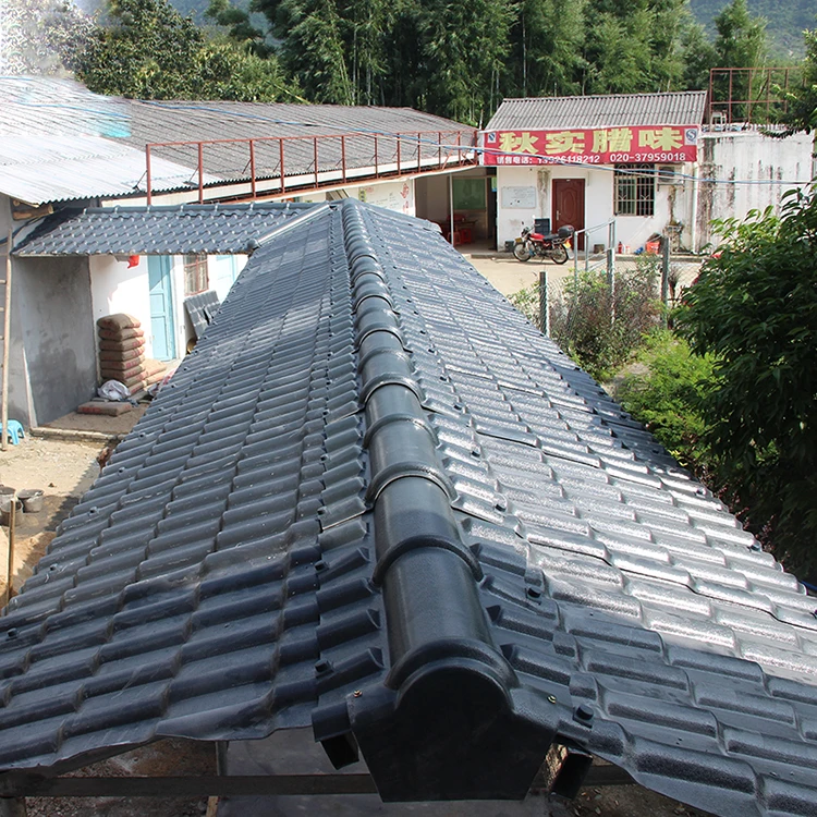 spanish ASA+PVC resin decorative roof tile wall panels