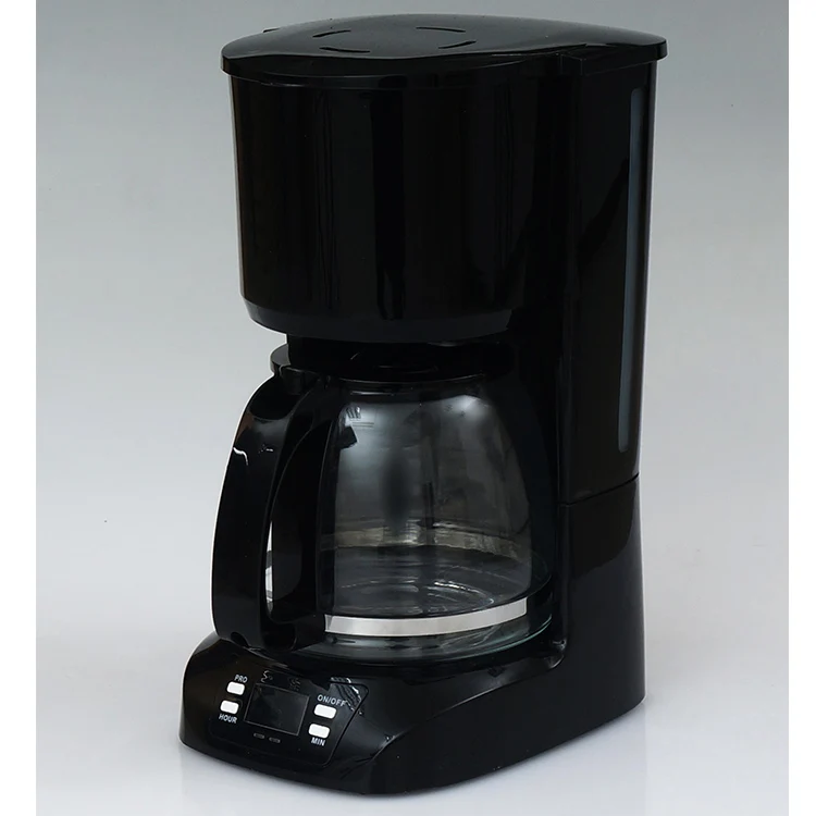 227336 900W 1.5L 12 cups automatic filter drip coffee machine cafe style coffee brew drip machine with display