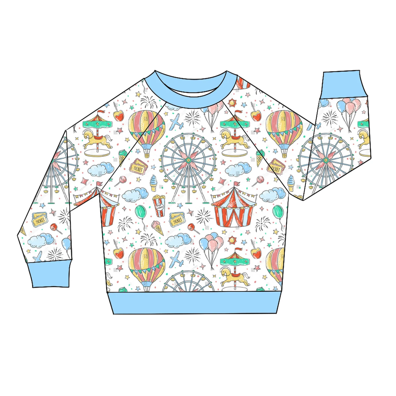 Soft Bamboo French Terry Kids Hoodie Lightweight Toddler Pullover Comfortable Sweatshirt Eco Friendly Baby Clothing for Children