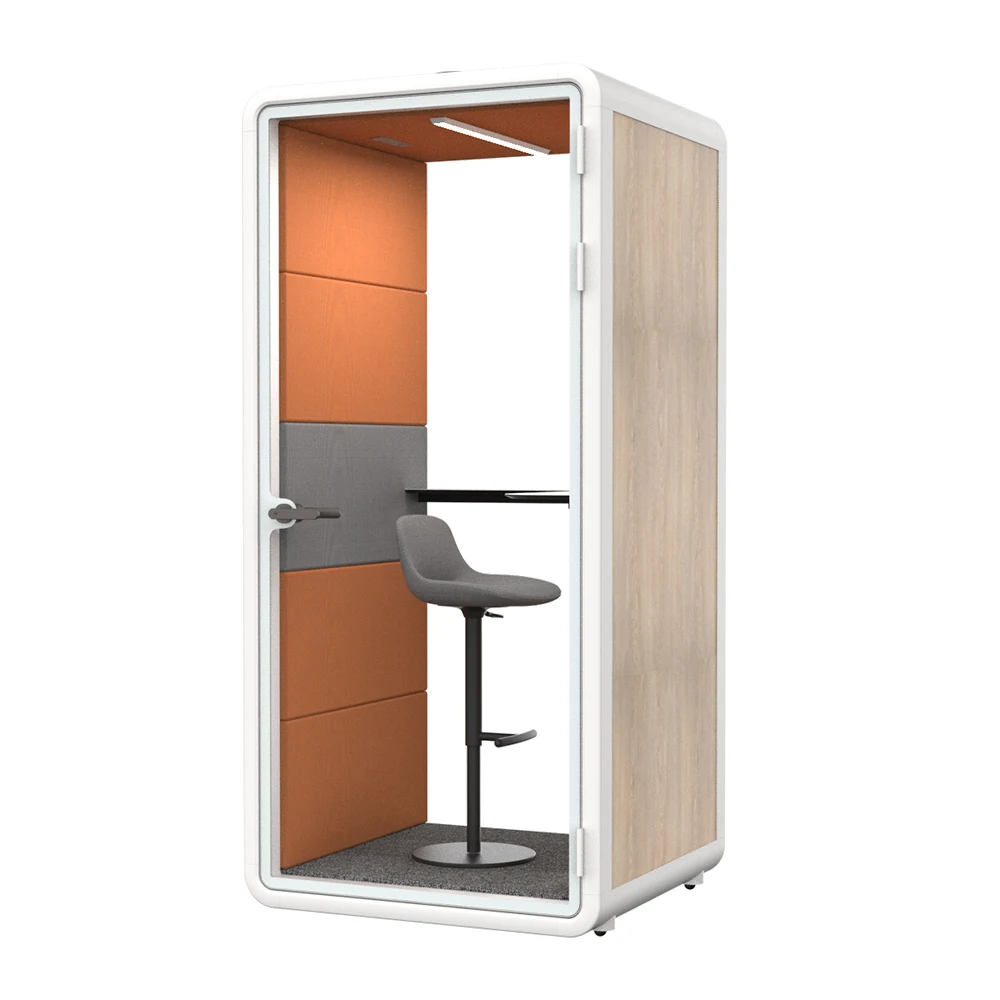 Sound insulation Office Phone Call Booth Acoustic Studio Meeting Pod Telephone Booth