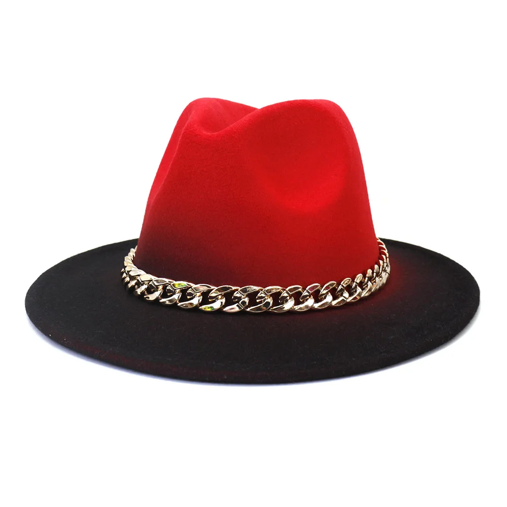 2022 Hot Sale High Quality Winter Fashion Multicolor Hat Felt Cowboy Hats Fedora Hats Wool Felt Wholesale New Arrival