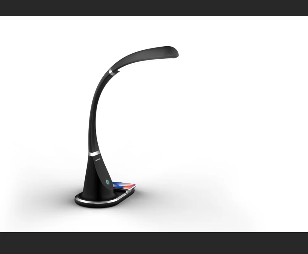 SML Modern Wireless Charging Sensor Switch LED Table Lamps Abs&Rubber Material Eye-Caring LED Table Lamp
