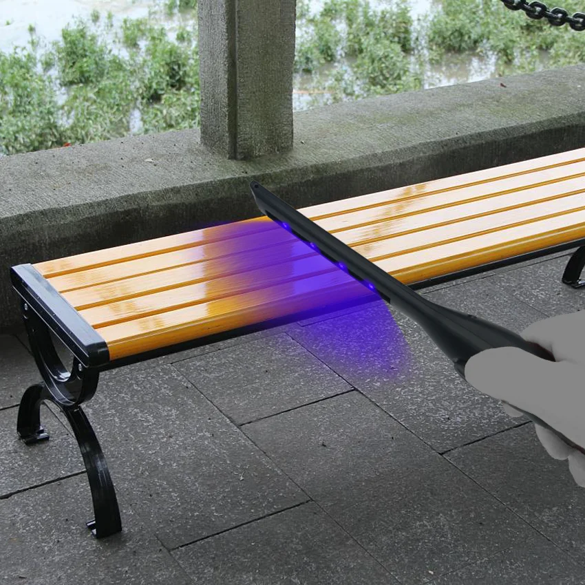 
UVC UVA double led chip high efficiency to kill germs bacteria sterilization disinfection portable light wand UV lamp 