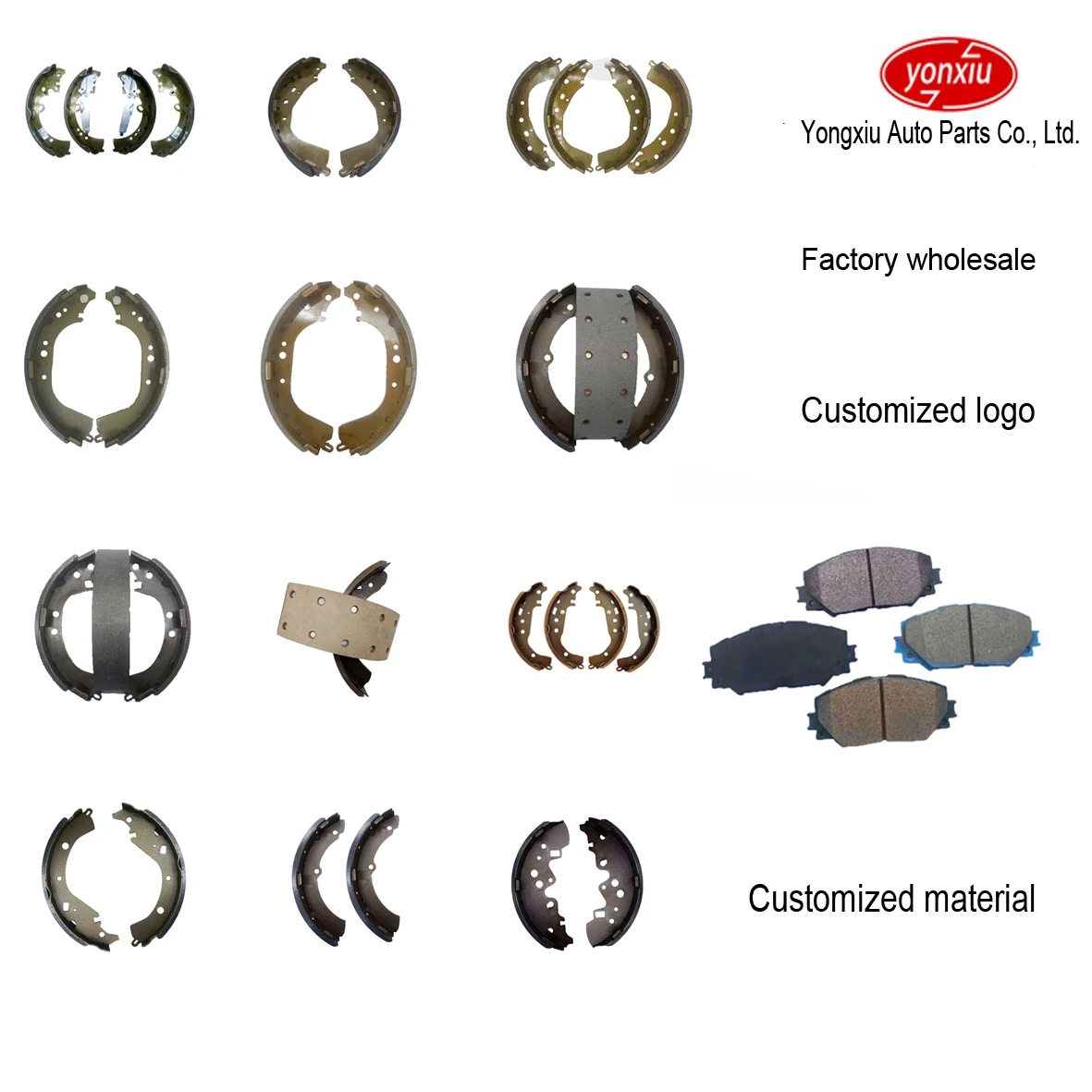 0449560080 Pickling plate car brake shoe