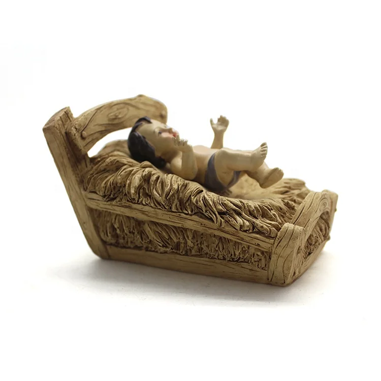 Religious statues items catholic christmas nativity custom resin craft statue Religious memorial gift