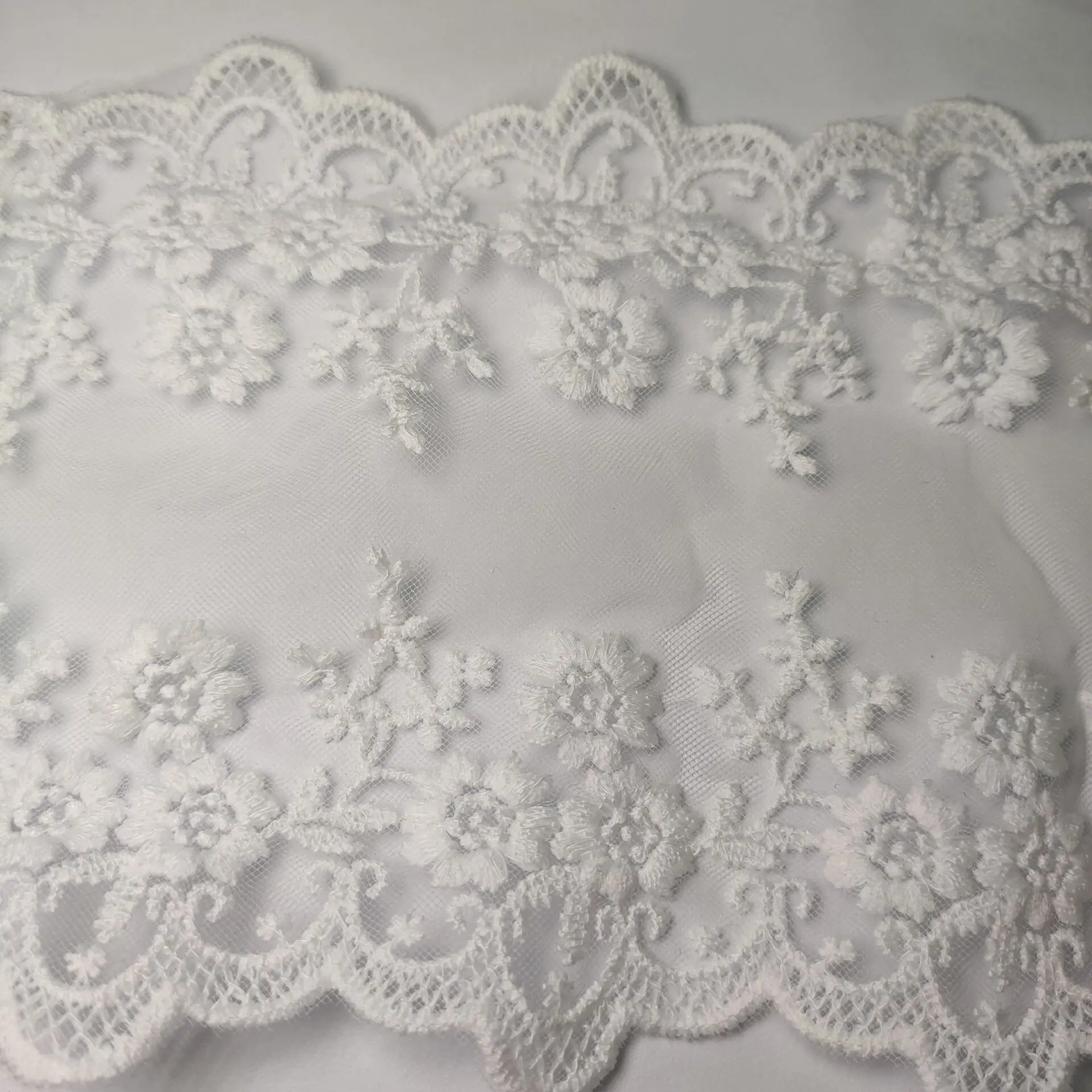 2022 Best Lace Supplier African 3d Flowers Applique Embroidery For Bridal Fabric swiss lace fabric