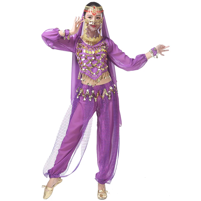 Professional Belly Dance Performance Costumes With Tassel Belly Dance Performances Dance Clothes Suit