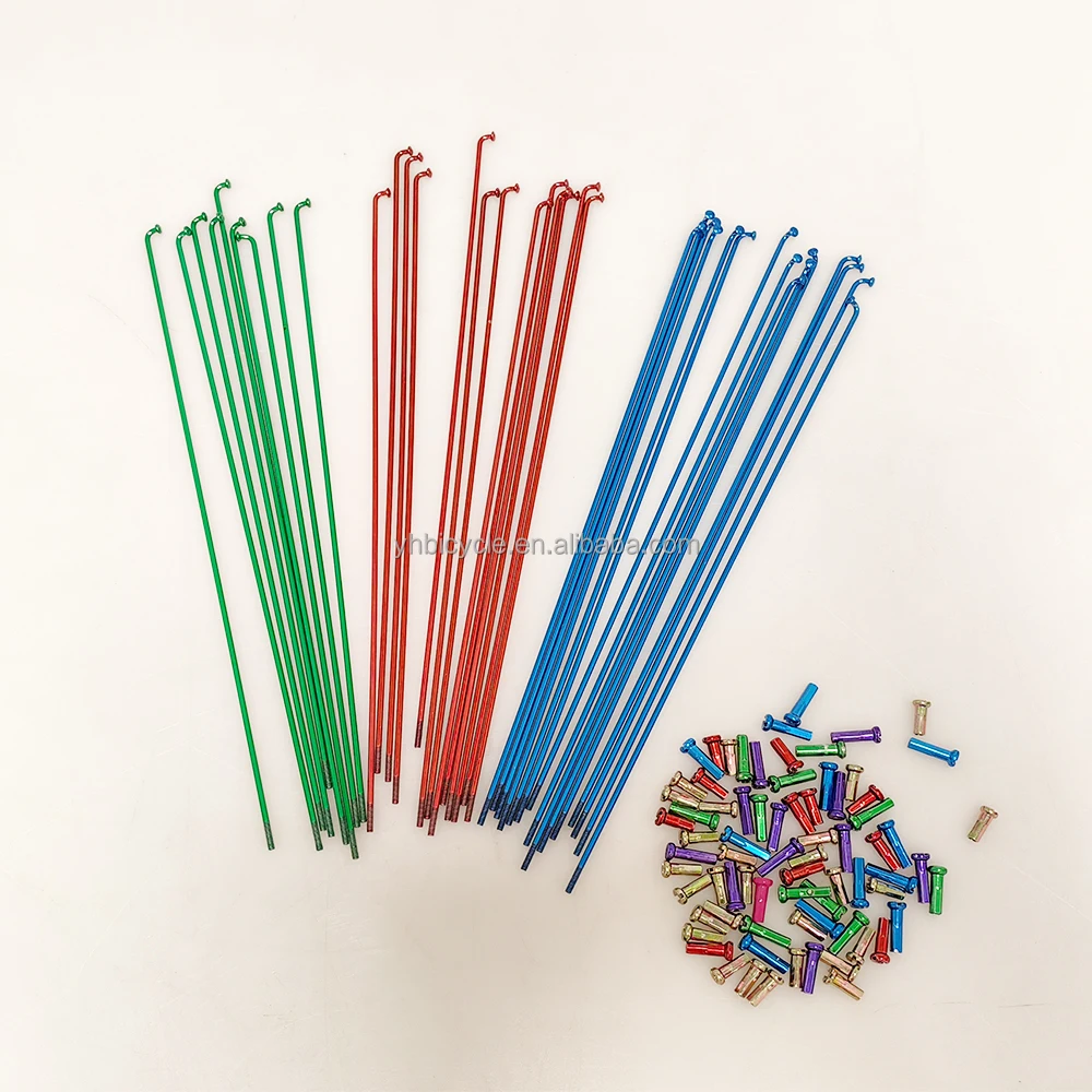 Bicycle Spare Parts Spokes with Nipples for Bicycle Hub Bike Wheels