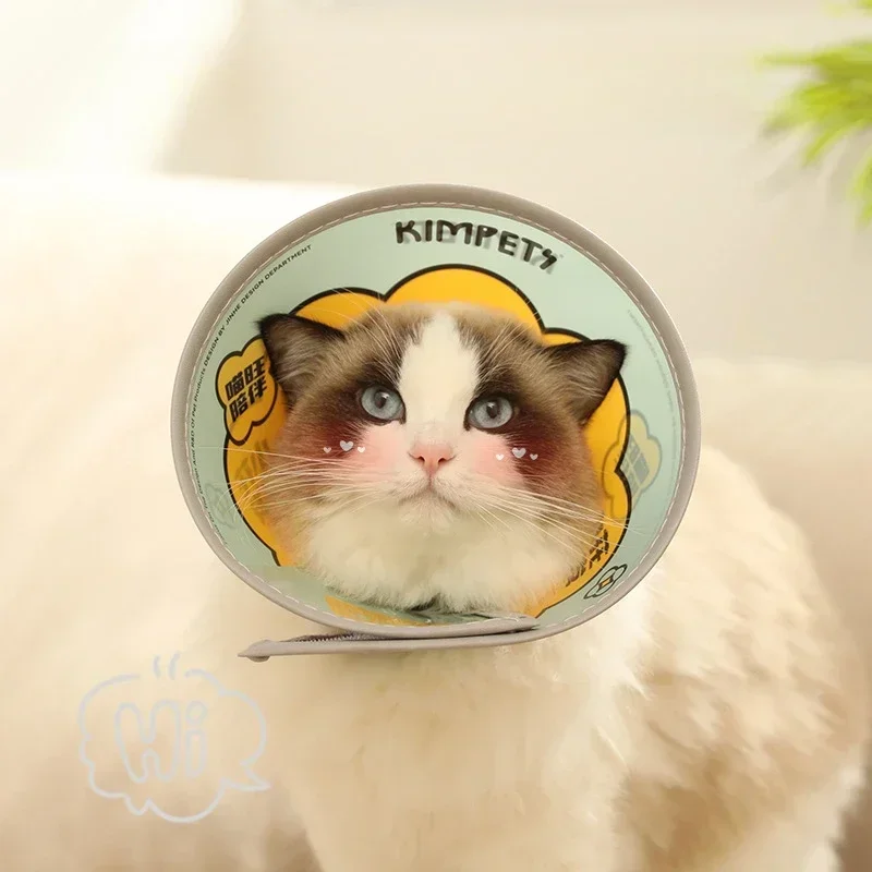 Anti-bite Collar Kitten Accessories Pet Protective Cover Cat and Dog Grooming Cover Bath Anti-scratch
