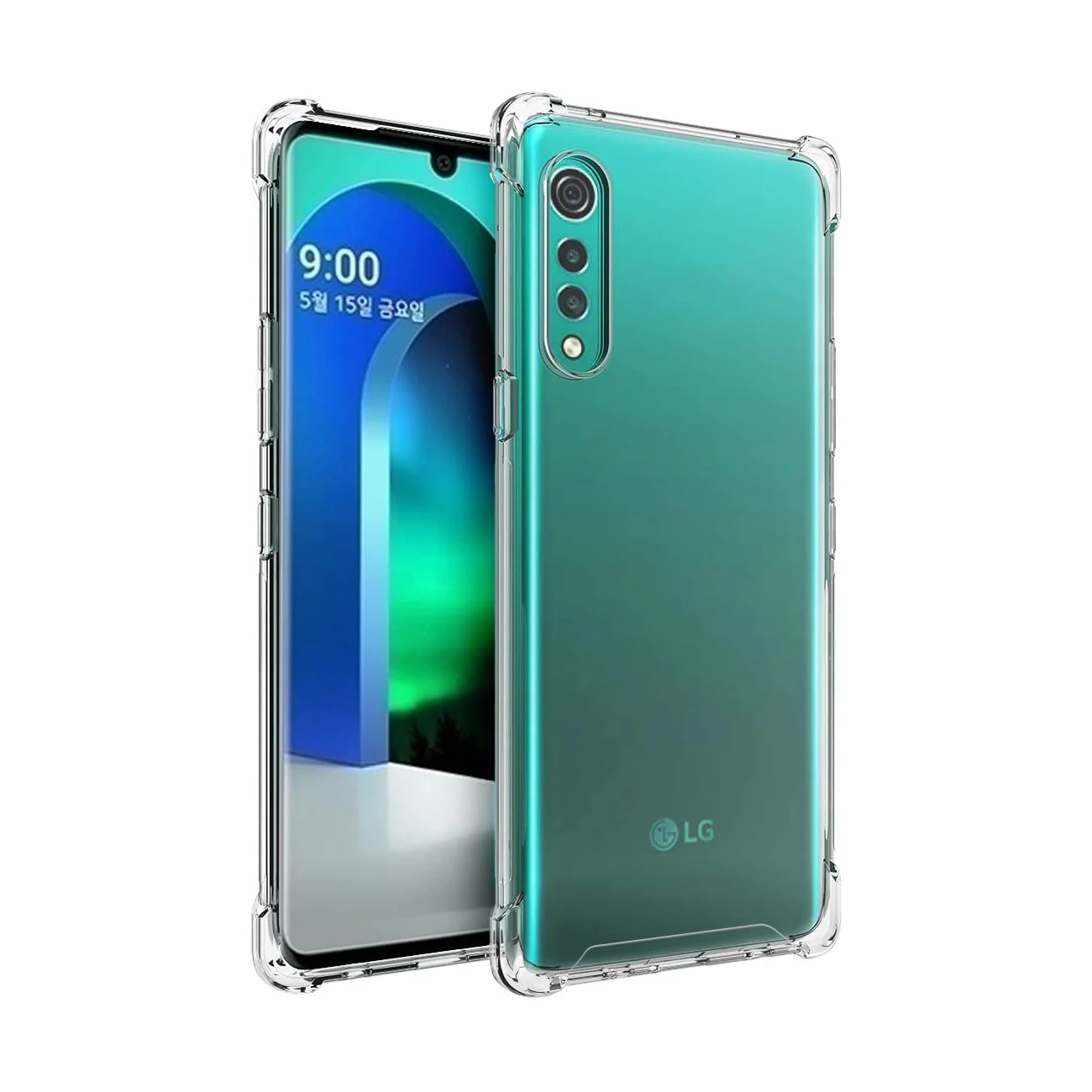 Надежный качественный прозрачный чехол из ТПУ для телефона lg, бархатный Прозрачный чехол с защитой от падения для lg, бархатный чехол