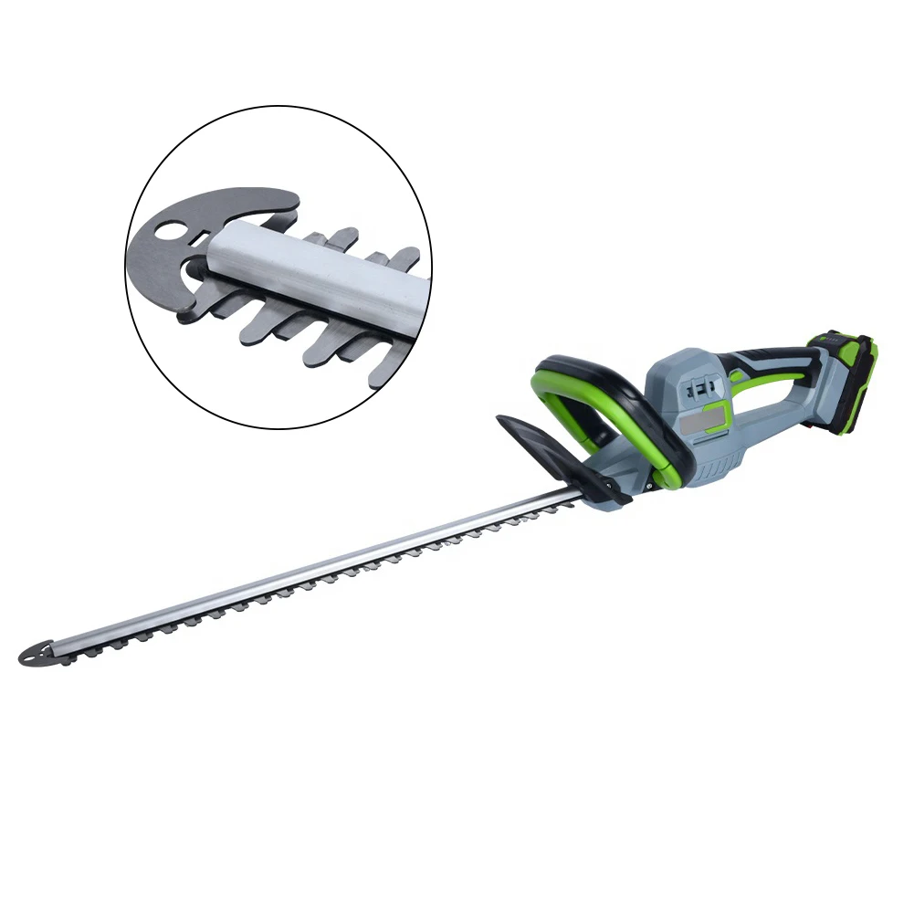 Vertak 20V cordless hedge trimmer bush shrub cutter battery powered Rechargeable hedge trimmer with double action blade