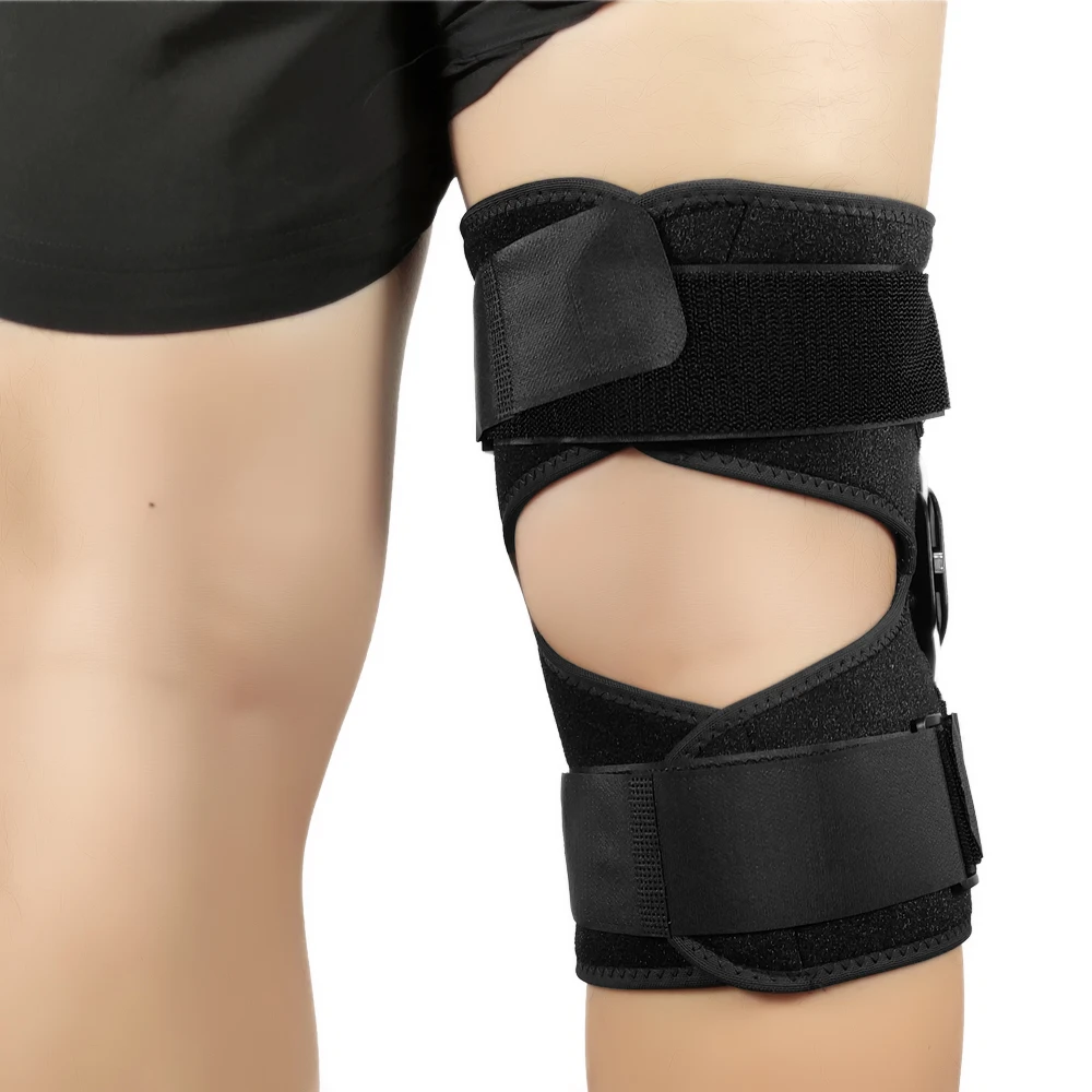 Health knee pads Neoprene Knee Support Hinged Patella Pads Sleeve Support Knee Brace