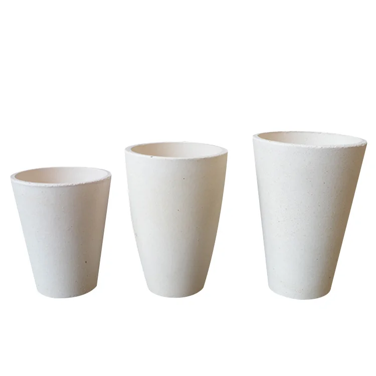 Ceramic crucible of огнеупорной Clay, плавильное gold