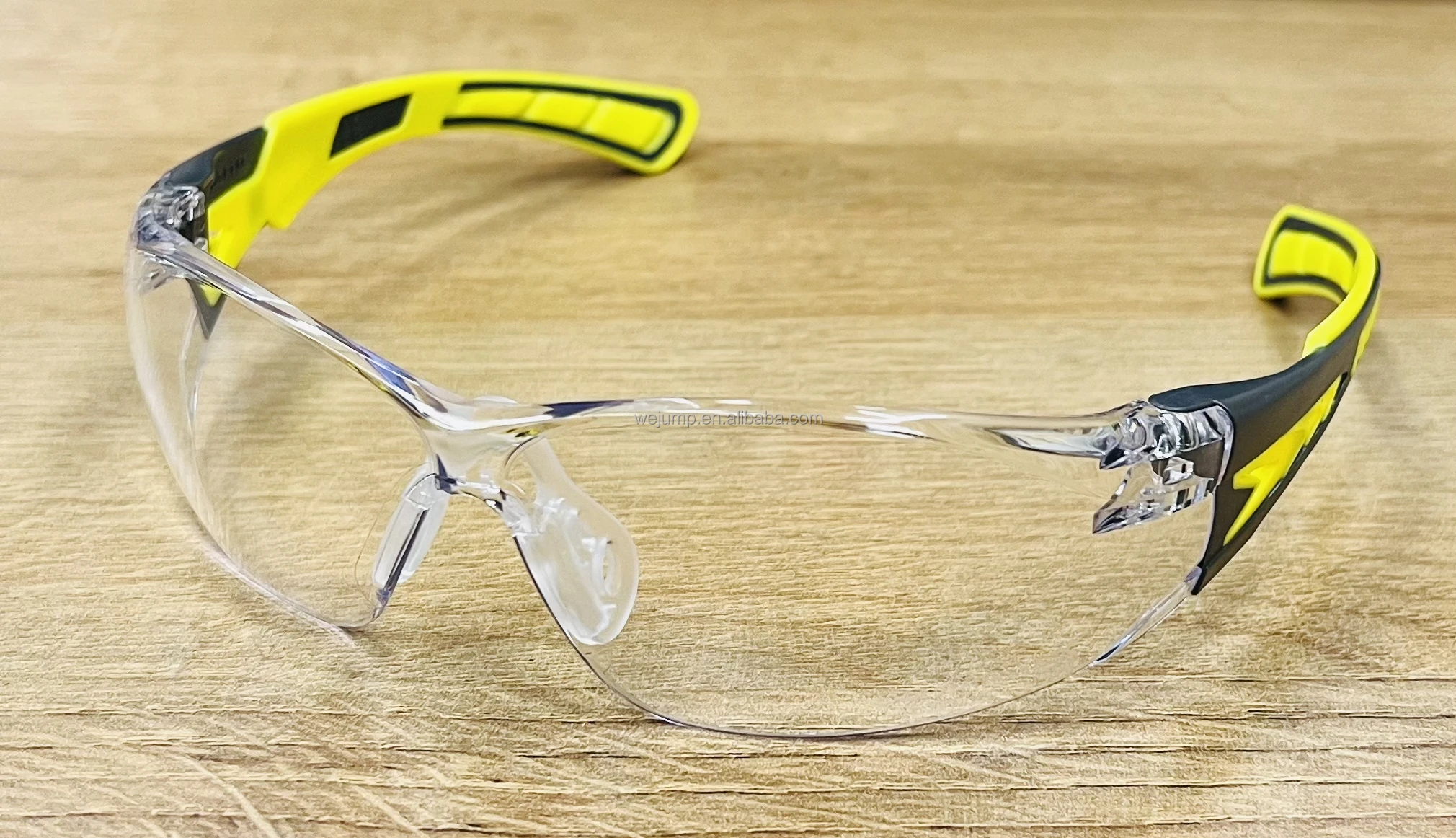 WEJUMP Customized anti scratch lens industrial construction protective work eyewear safety glasses