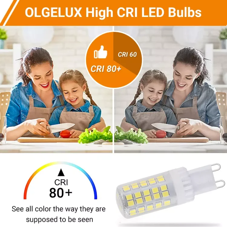 LED Corn Bulb for Interior Lighting G9 5W AC120V Energy Saving Home LED Bulb in Flower Style No Flicker Light Source