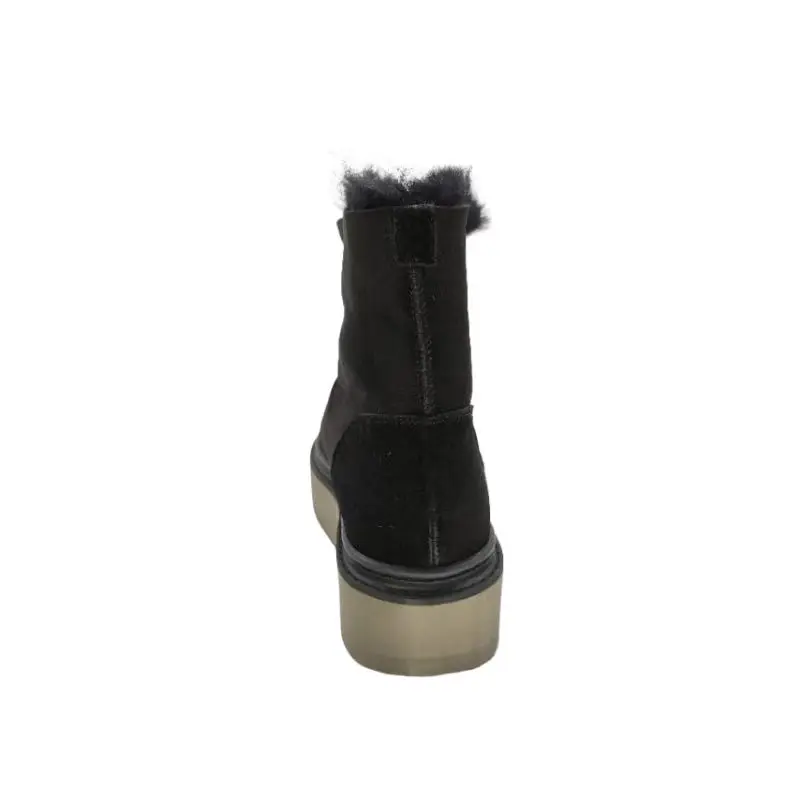 Wholesale Shoes For Ladies New Styles Winter Genuine Leather Fabric Comfortable Snow Boots