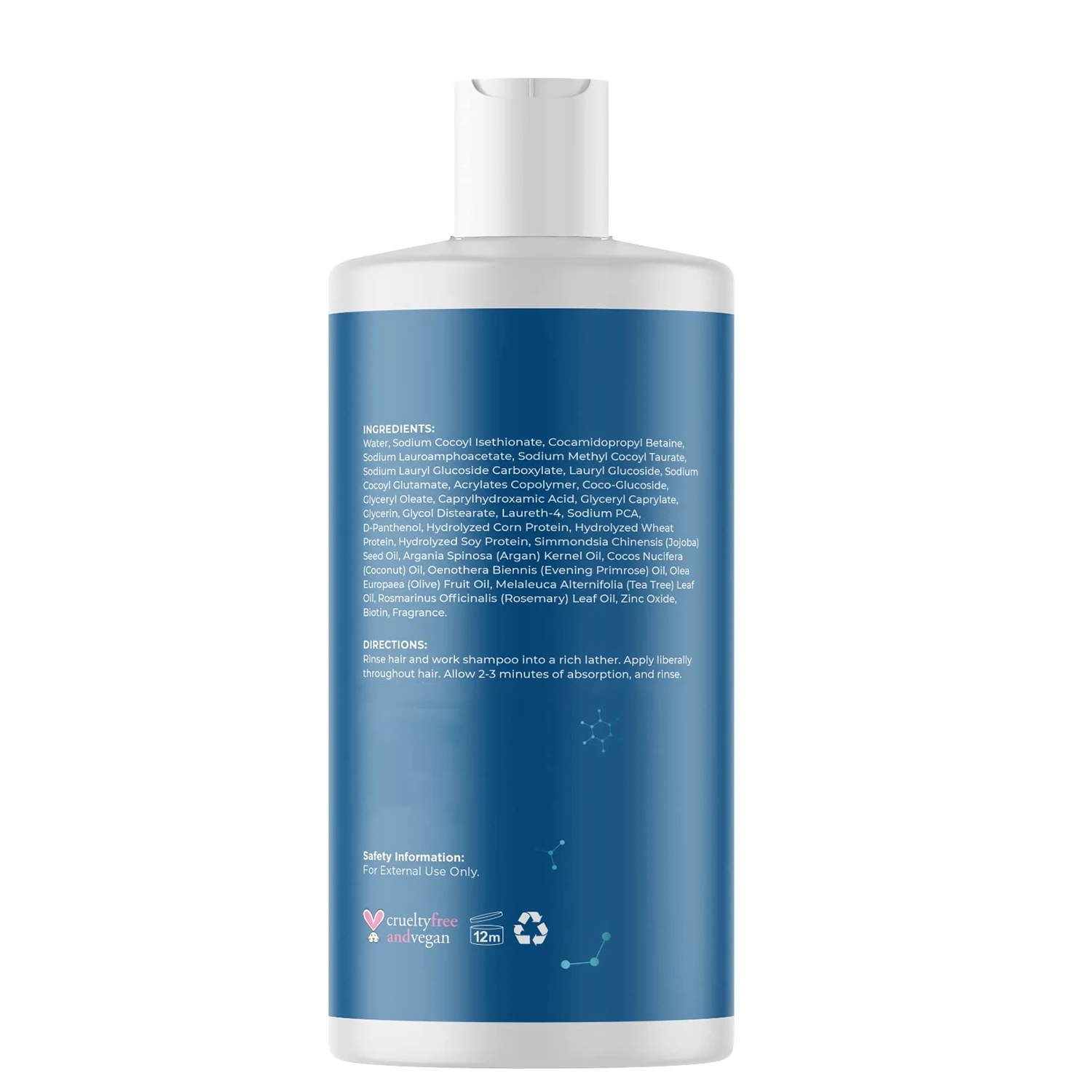 Sulfate Free Amino Acid Anti Hair Loss Regrowth Argan Oil Biotin Hair Shampoo And Conditioner