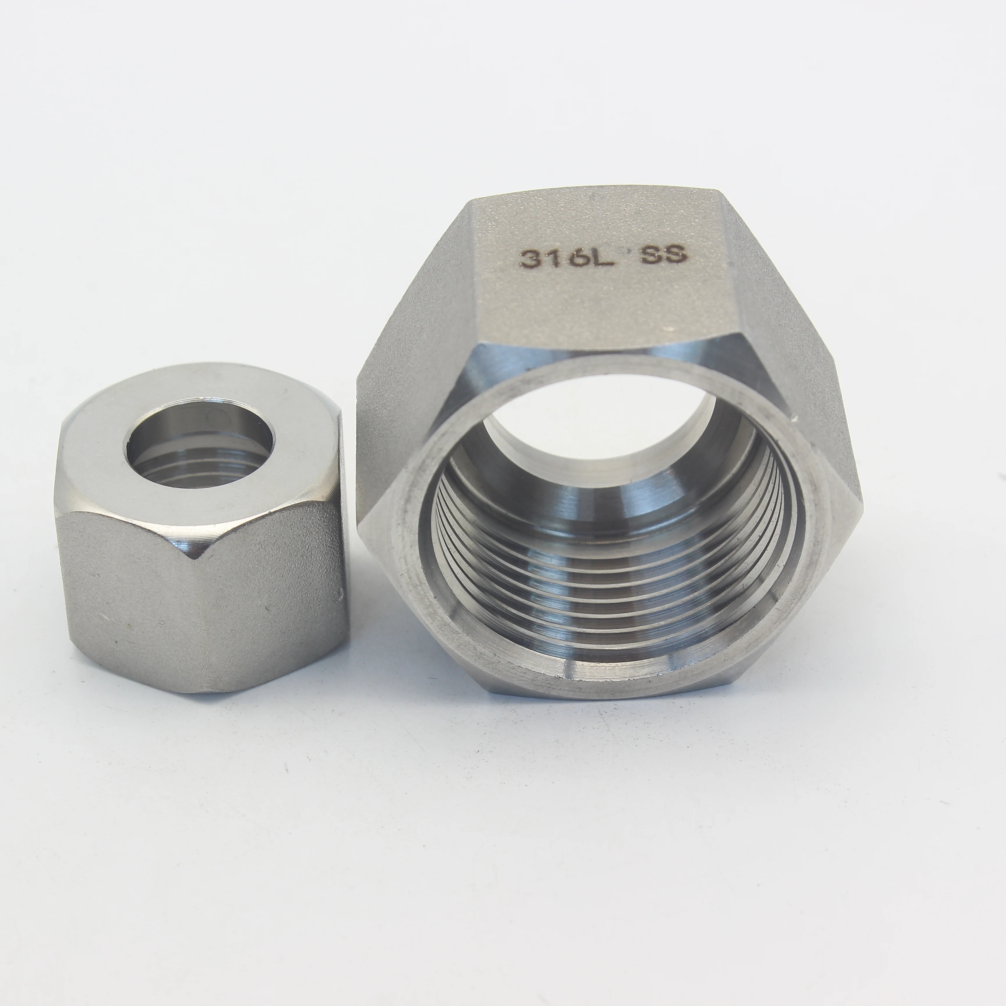 SS NL/NS Hydraulic connector light heavy metric coupling nuts